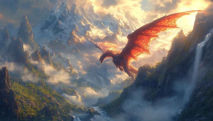 explore breathtaking dragon and fantasy landscape…